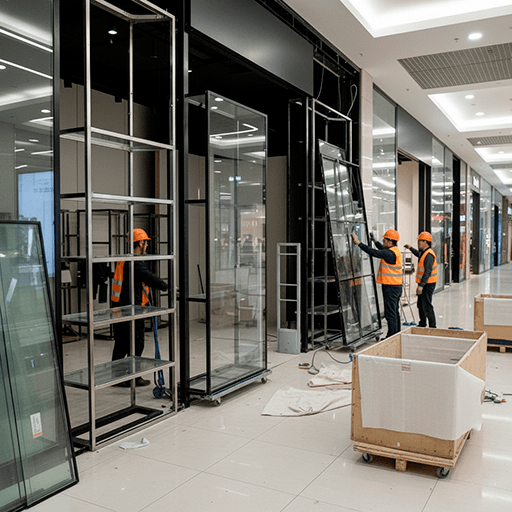 Полный демонтаж бутика (120 м²) в ТРЦ