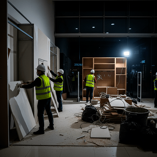Демонтаж продуктового магазина в Алматы